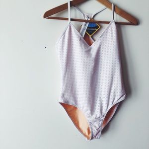 Fabletics NWT White One Piece Swimsuit